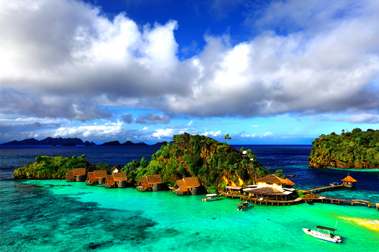 หมู่เกาะราชาอัมพัท แหล่ง